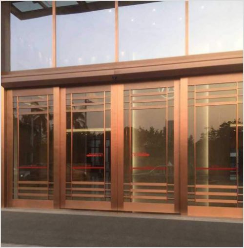 會所玻璃地彈簧門